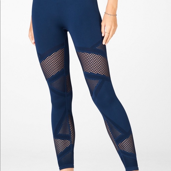 Fabletics mosaic mesh leggings - worn only once! - Picture 2 of 3